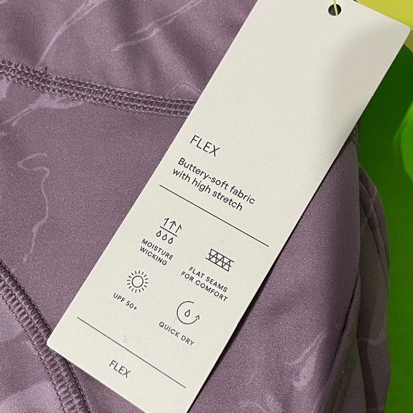 NWT Women's Flex High Rise 7/8 Leggings All In Motion Purple L #LX10 - Picture 7 of 7
